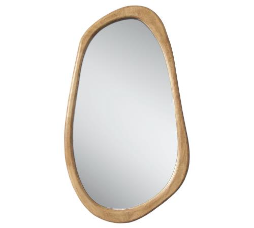 Καθρέπτης"Βότσαλο", χειροποίητη μασίφ ξύλινη κορνίζα 68x120cm